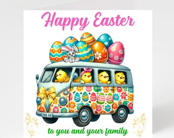 Easter Card for your Friend, Family, Neighbours, Pack of Easter cards, Happy Easter cards