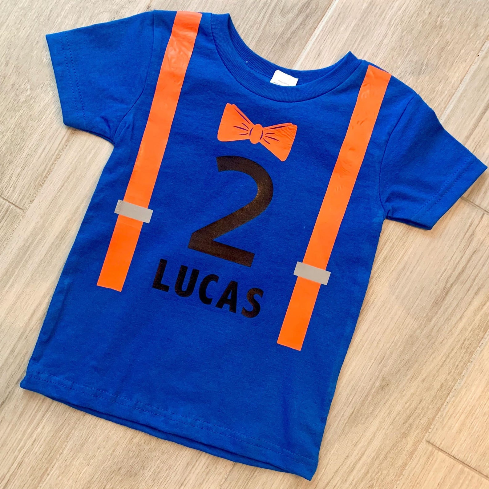 Blippi Custom T-Shirt Full Color Custom Name & Age | Etsy