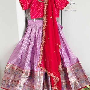 Size 38 Extends To 44. Kota Paithani Lehenga Set. Ready to wear