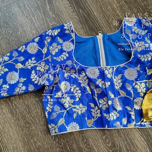 Benarasi Blouse Size 36 extends to 42! Ready to ship from Texas, USA! VAVS Womens Stop! Best Quality Stitched Blouses!