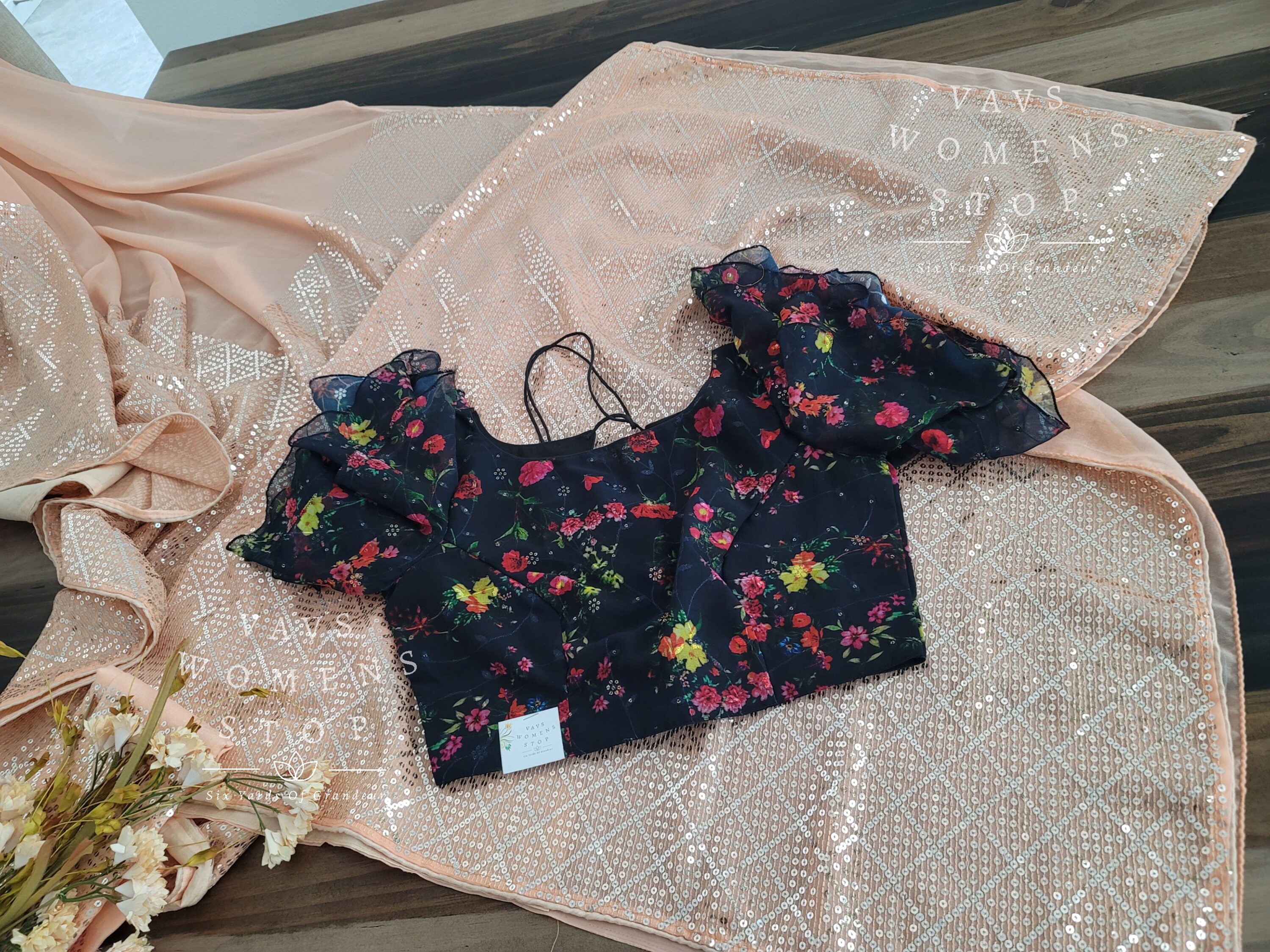 Georgette Blouse With Ruffles | Blumarine