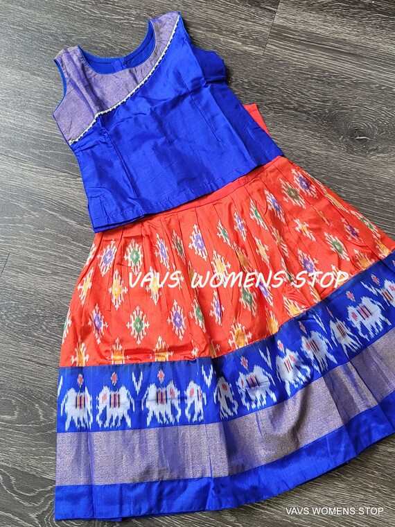 Buy Pure Ikkat Langa Blouse Suitable 