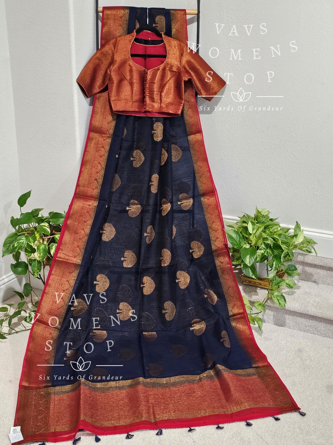 Jute Linen Saree main image 1