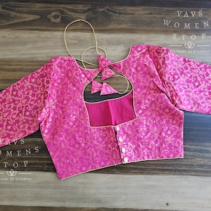 Benarasi Blouse Size 38 Extends To 44! Ready To Ship from Texas, USA! VAVS Womens Stop