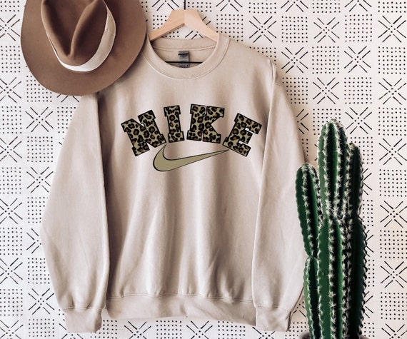 nike leopard sweatshirts