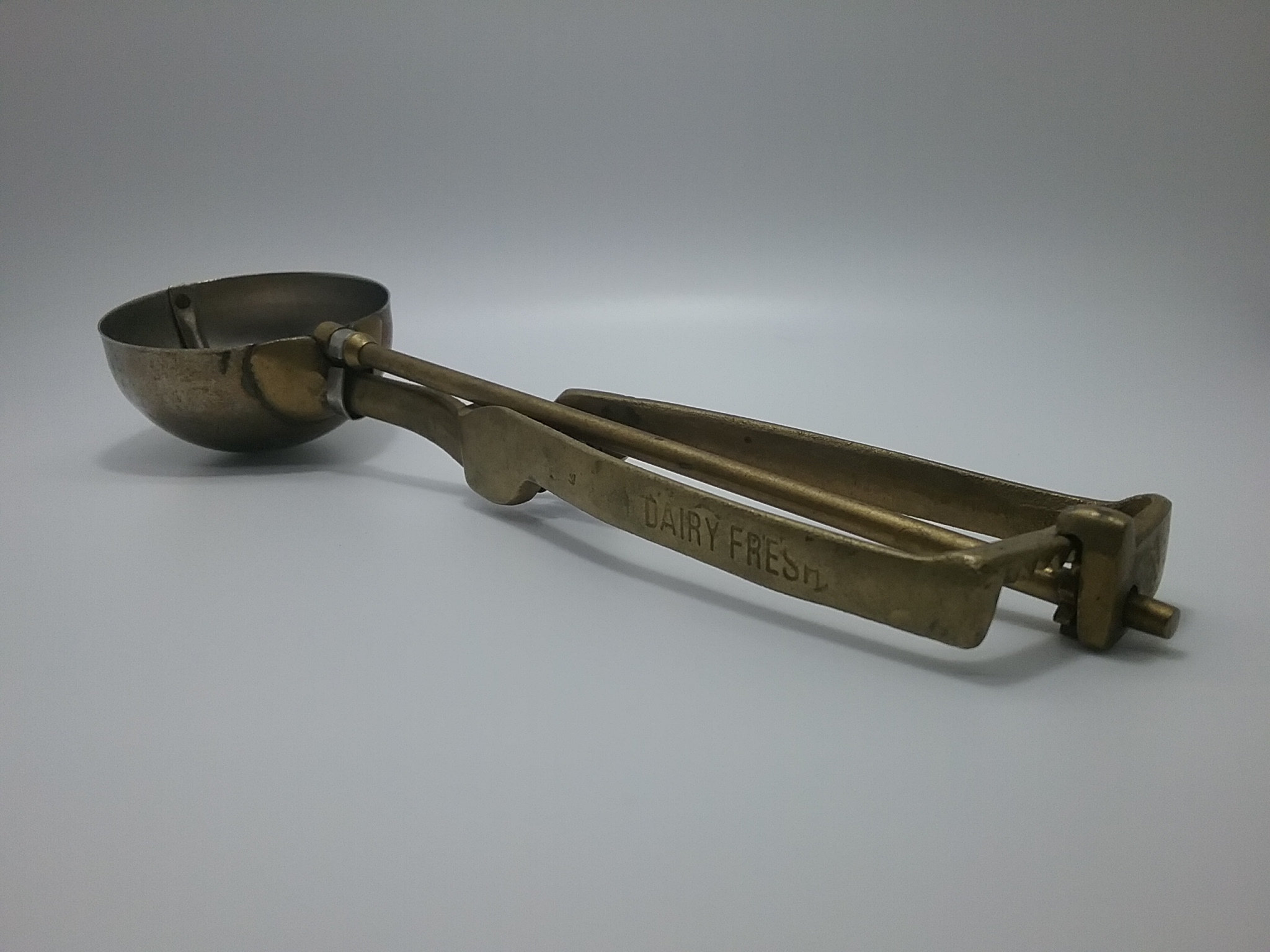 Vintage brass ice cream scoop decorative kitchen Etsy
