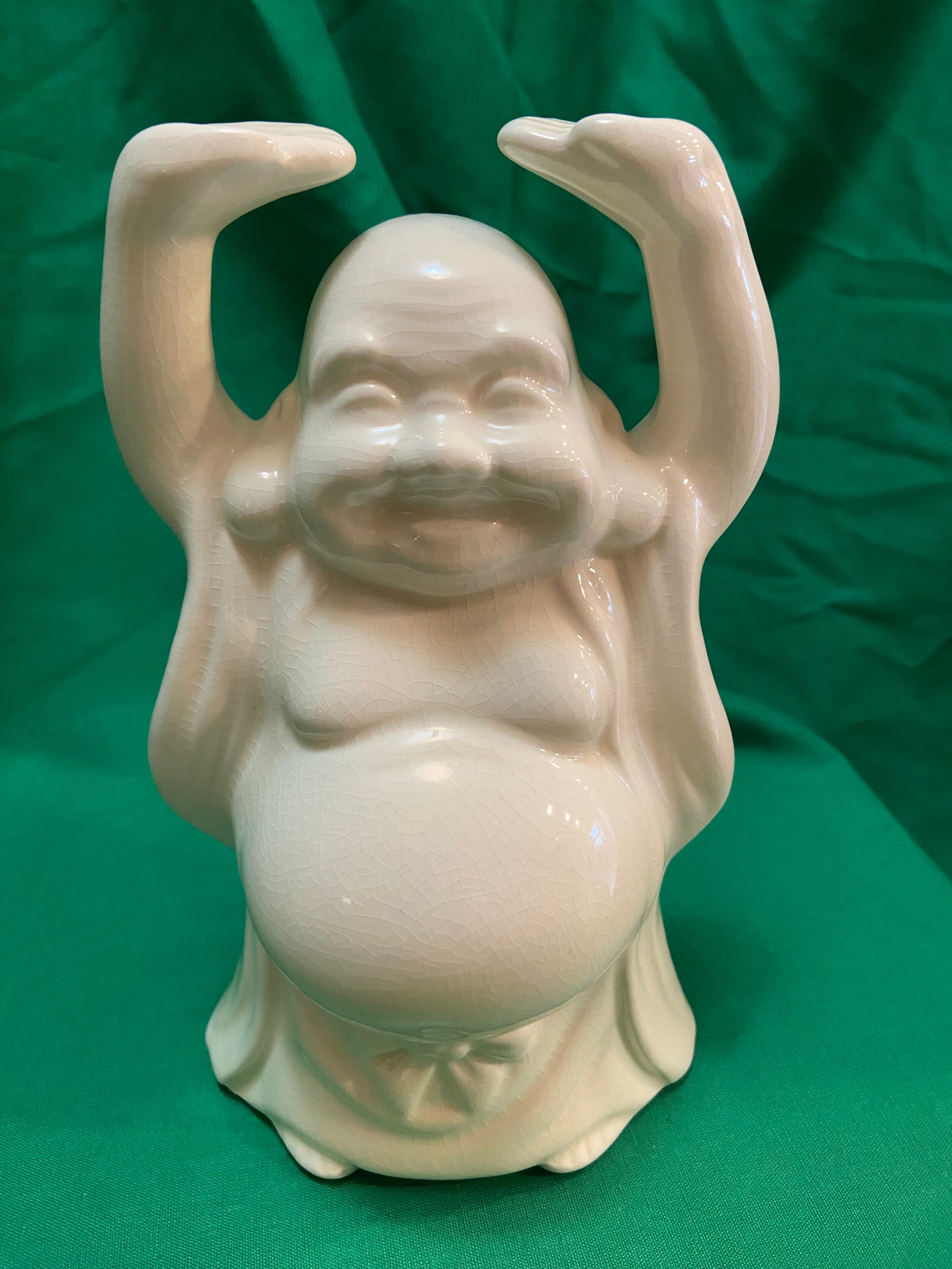 VTG Benihana 3 Ceramic Mugs/ Knick Knack Buda, Sumo Wrestler