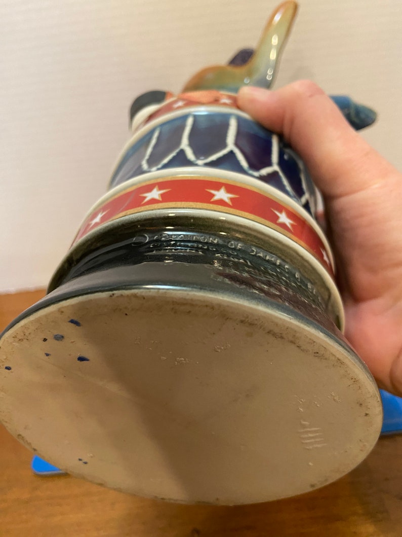 1976 Jim Beam Donkey Decanter Celebrating the Bicentennial Etsy