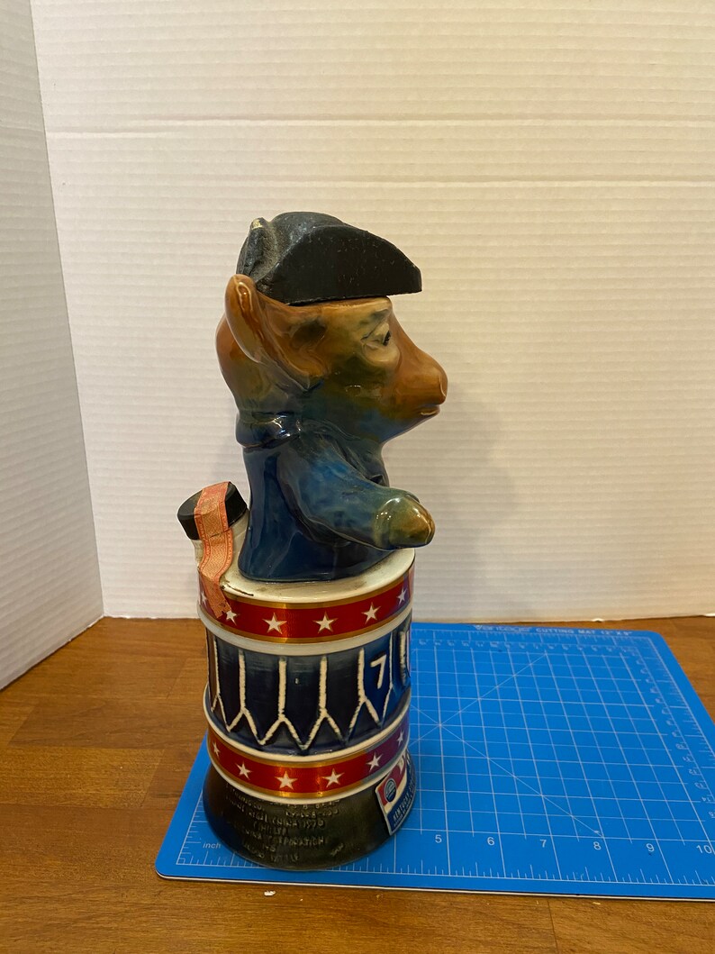 1976 Jim Beam Donkey Decanter Celebrating the Bicentennial Etsy