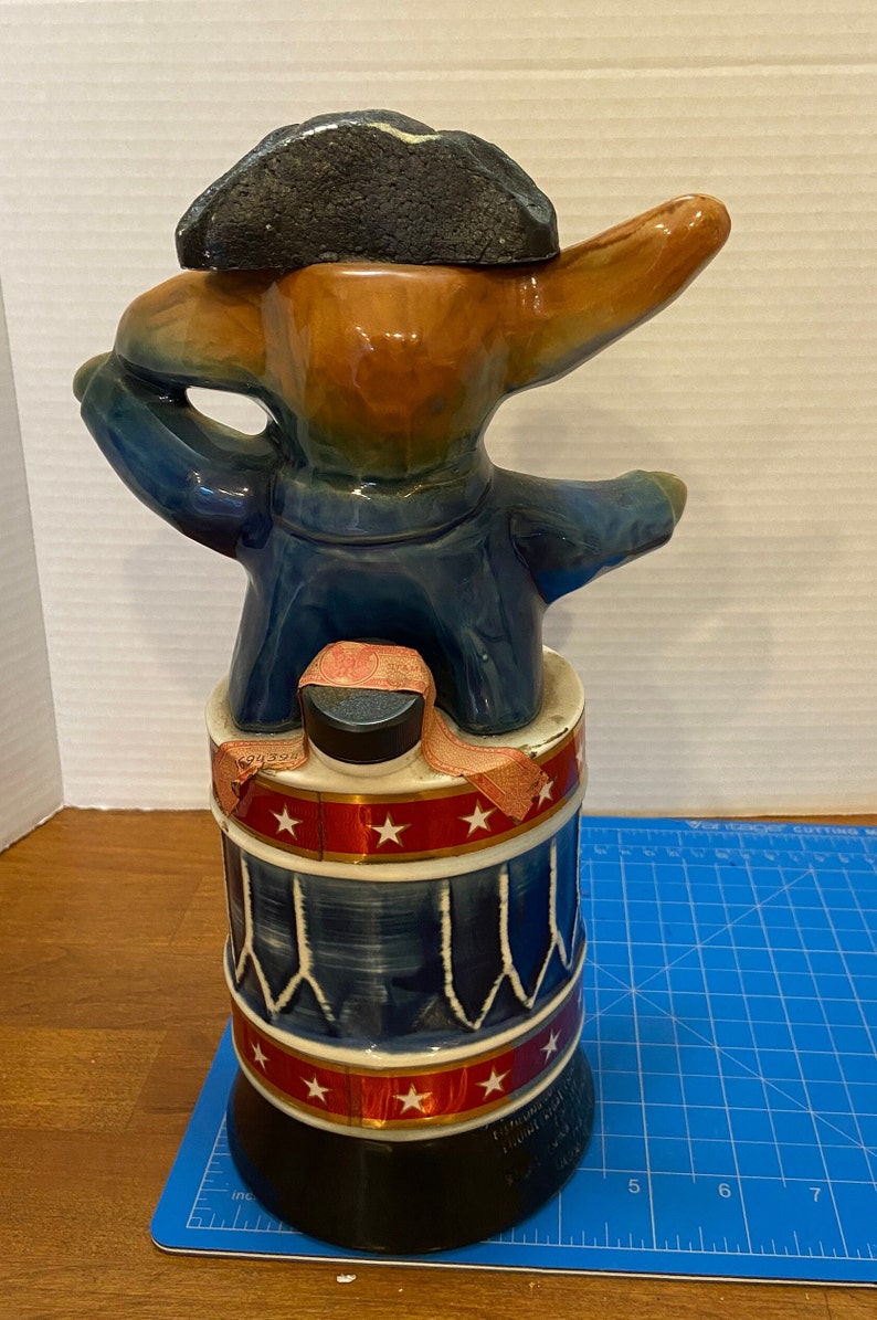 1976 Jim Beam Donkey Decanter Celebrating the Bicentennial Etsy