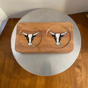 Wooden double hamburger press, in perfect condition,  made in Japan and vintage of course.