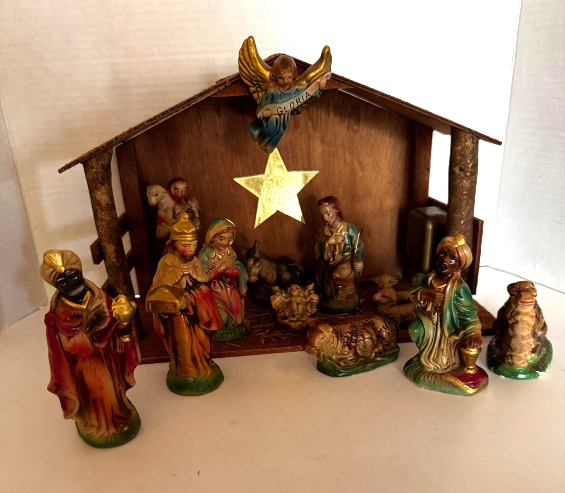 1960 Japan Nativity Set - Etsy