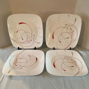 Corelle 10” Splendor Square Dinner Plates Set of India