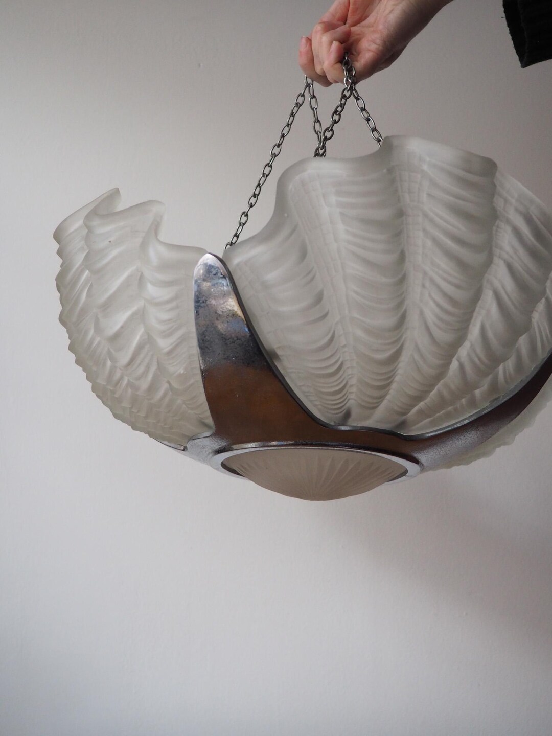 Large Clam Shell Uplight - Etsy UK