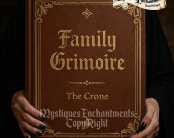 Handgemachtes altes Grimoire: Authentisches Seltenes Irisches Zauberbuch