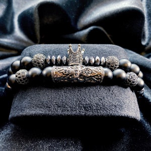 Crusader, King and Gladiator Beaded Bracelet