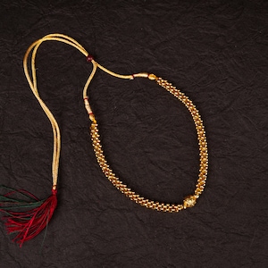 Traditional Kolhapuri Thushi Necklace