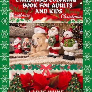 Christmas Coloring book Large Print