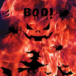 Halloween-notitieblok instant digitale download, afdrukbaar Halloween-briefpapier