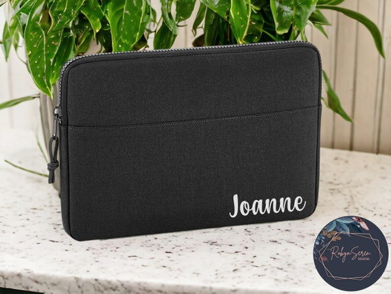 15.6 Inch Black Personalised Laptop Sleeve / Custom Laptop Sleeve / 15.6inch  Laptop Sleeve - Etsy