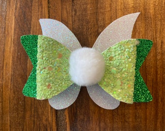 Tinkerbell hair bow