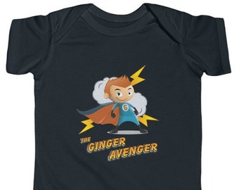 The Ginger Avenger - Male - Infant Onesie | For Gingers | Kids Gift | Cute Gift | Cute Redhead | Ginger Baby Gift |