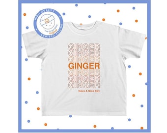 Ginger Version of The Classic Thank You Bag | Cute Red Hair Tshirt | Shirt For Redhead | Thank You Plastic Bag Parody | Ginger Hair Merch