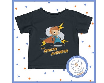 A Unique Gift for Super Redheads: It's All About Red Hair Power In This Toddler Cotton Tee for Stylish Little Gingers!