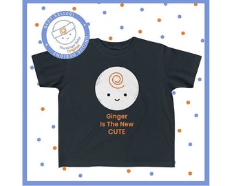 Ginger è la nuova camicia carina / divertente per zenzero / regalo per bambini / regalo carino per bambini / rossa carina / regalo per capelli rossi /