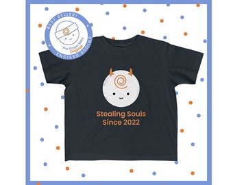 Ginger Toddler Stealing Souls Tee Shirt with Custom Year. Cute Gift for Little Redheads!