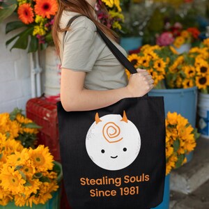 Ginger Stealing Souls Tote Aangepast jaar Grappige Tote Bag voor Gingers Schattig cadeau voor rood haar Papa of moeder Cadeau Roodharige Merch afbeelding 3