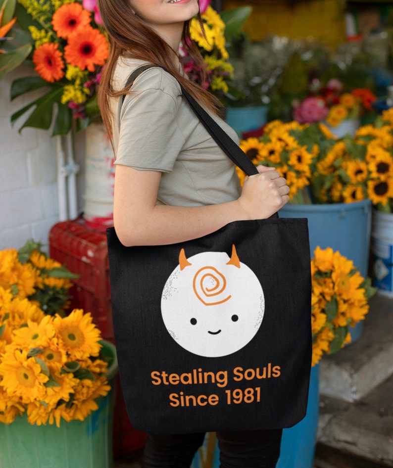 Ginger Stealing Souls Tote Aangepast jaar Grappige Tote Bag voor Gingers Schattig cadeau voor rood haar Papa of moeder Cadeau Roodharige Merch afbeelding 3