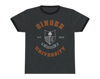 Funny Shirt For Gingers | Mom Gift | Redhead Shirt | Ginger Gift | Ginger University Ringer Tee