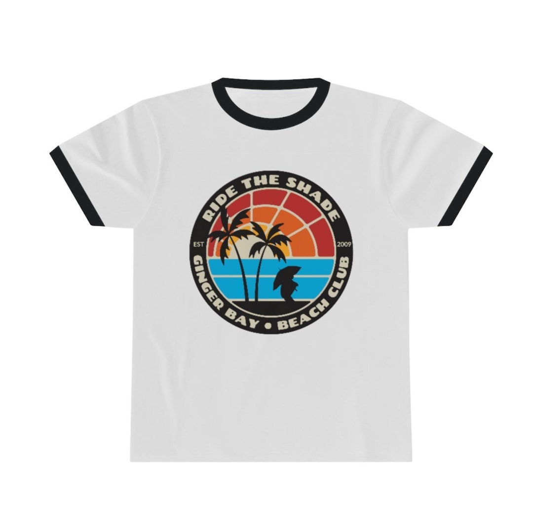 Ginger Bay Beach Club Ringer Tee Funny Shirt for Gingers Etsy