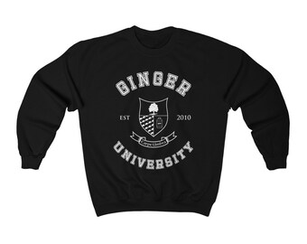 Ingwer Uni Sweatshirt | Lustiges Shirt für Ingwer | Papa Geschenk | Mama Geschenk | Rothaarshirt | Ingwer Geschenk |