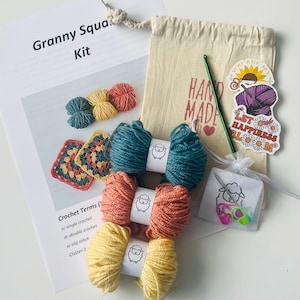 Crochet Granny Square Starter Kit: Your Creative Adventure Awaits! image 1