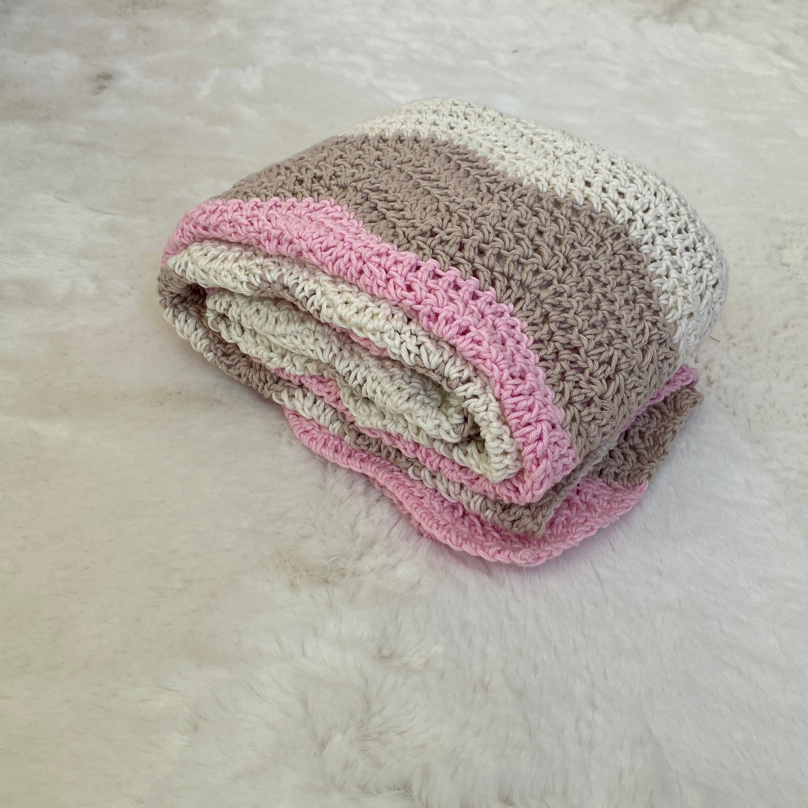 Crochet Baby Blanket Light Weight Baby Blanket for Girl Etsy Canada