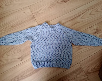 1-2 years old - Hand knitted jumpers - many colours available