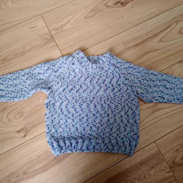 1-2 years old - Hand knitted jumpers - many colours available