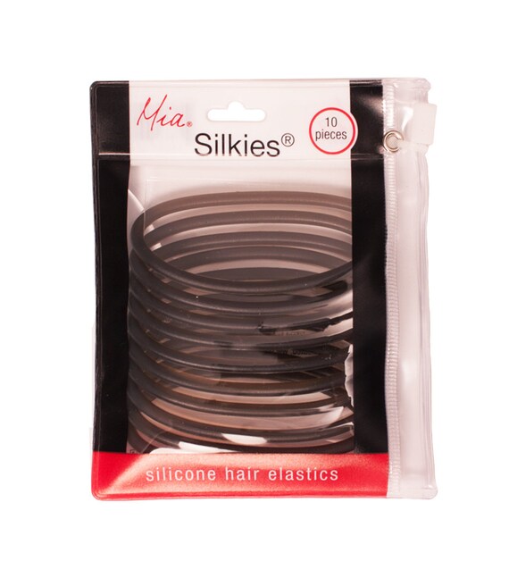 Mia® Silkies Silicone Hair Elastics Rubber Bands Hair Ties - Etsy Australia