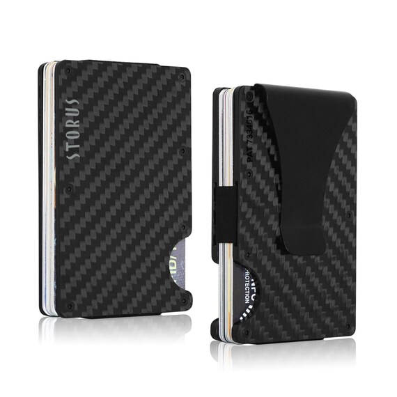 Smart Wallet® Carbon Fiber RFID Blocking Card Holder Money Etsy