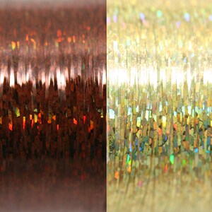 Mia Bling String Hologramm Haarverlängerungen – Gold, Braun, Mit Clips