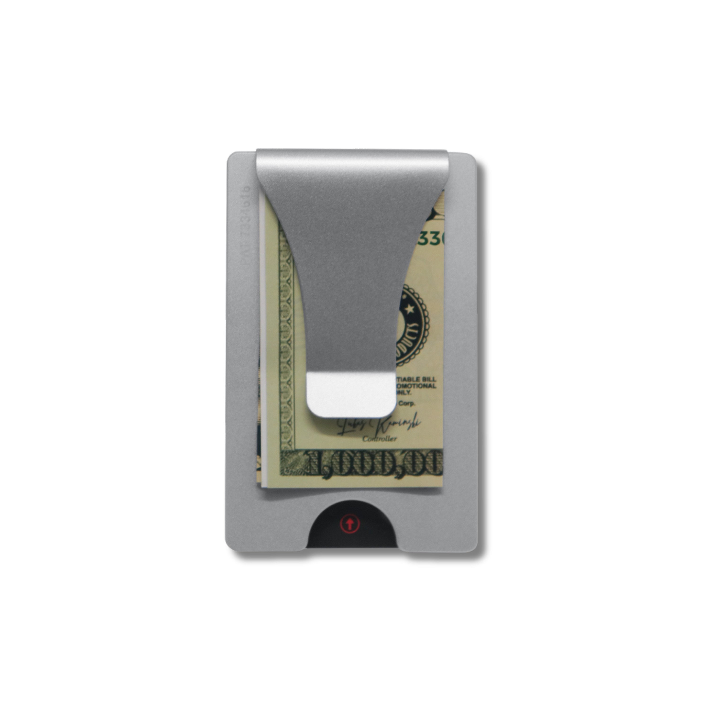 Storus Smart Wallet RFID Blocking Kartenhalter Geldklammer, Minimalistische  Vordertasche Brieftasche für Männer Personalisierung Silber Aluminium  Finish - .de