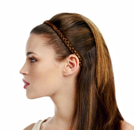Brown top rubber wig