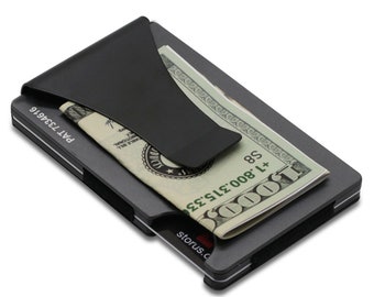 Uxcell Men's Aluminum Wallet Credit Card Holder