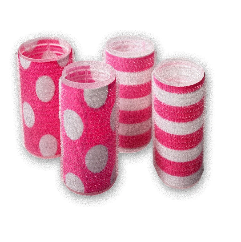 Mia® Tony Rollers® Self-adhesive Hair Curlers Pink White - Etsy