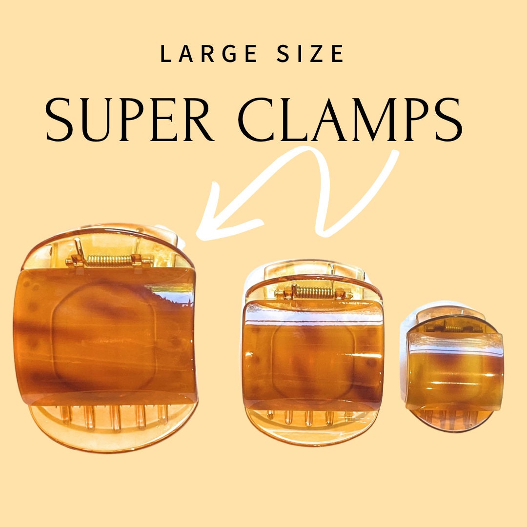 Mia® Super Clamp® Jaw Clamp Hair Clip Barrette Strong Hair Etsy