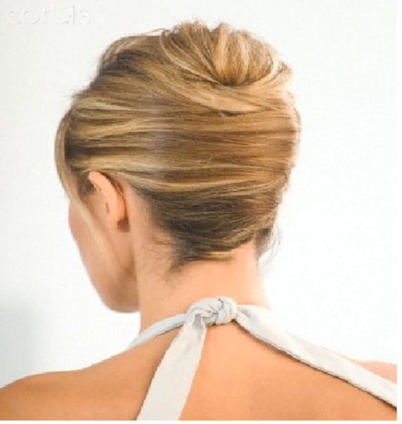 50+ Classic Wedding Hairstyles That Never Go Out of Style : Simple Chignon  Medium Length Hair