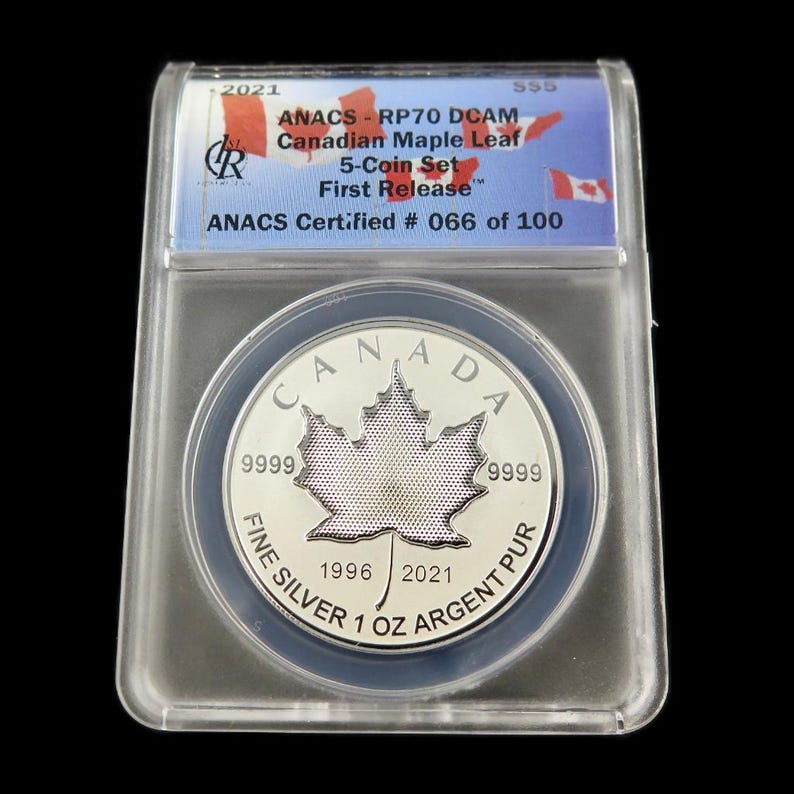 2021 Canada Maple Leaf Fractional Set RP70 First Release - Etsy