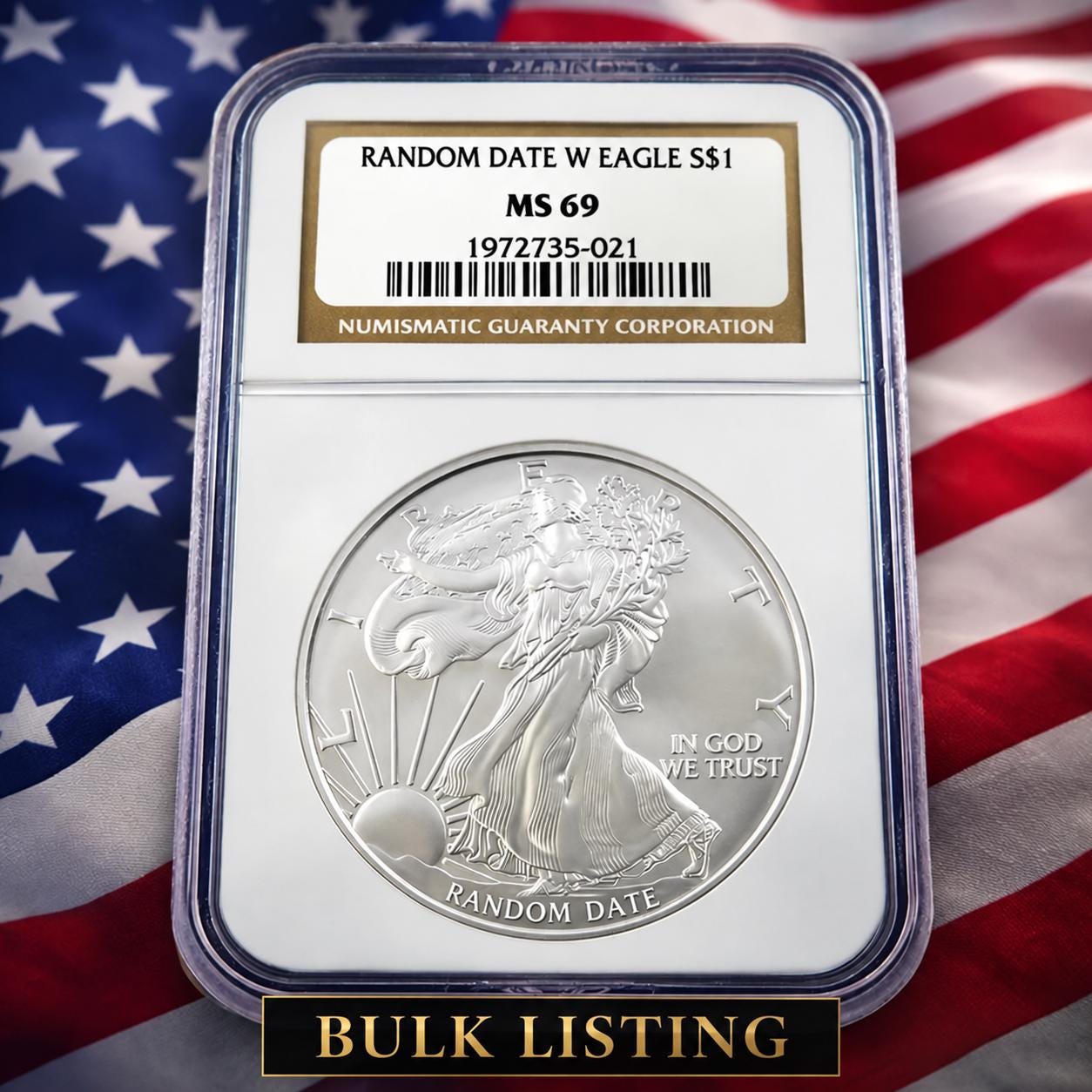 Silver Eagle Ms69 - Etsy